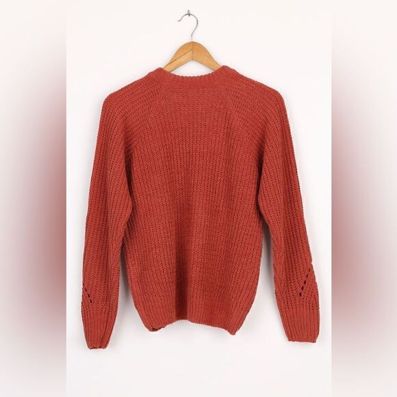 Sweet Presence Rusty Rose Chenille Sweater - Picture 7 of 7